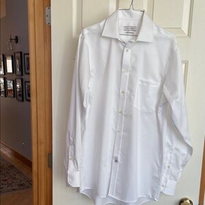 Classic White Men's Dress Shirt - Timeless Formal Shirt